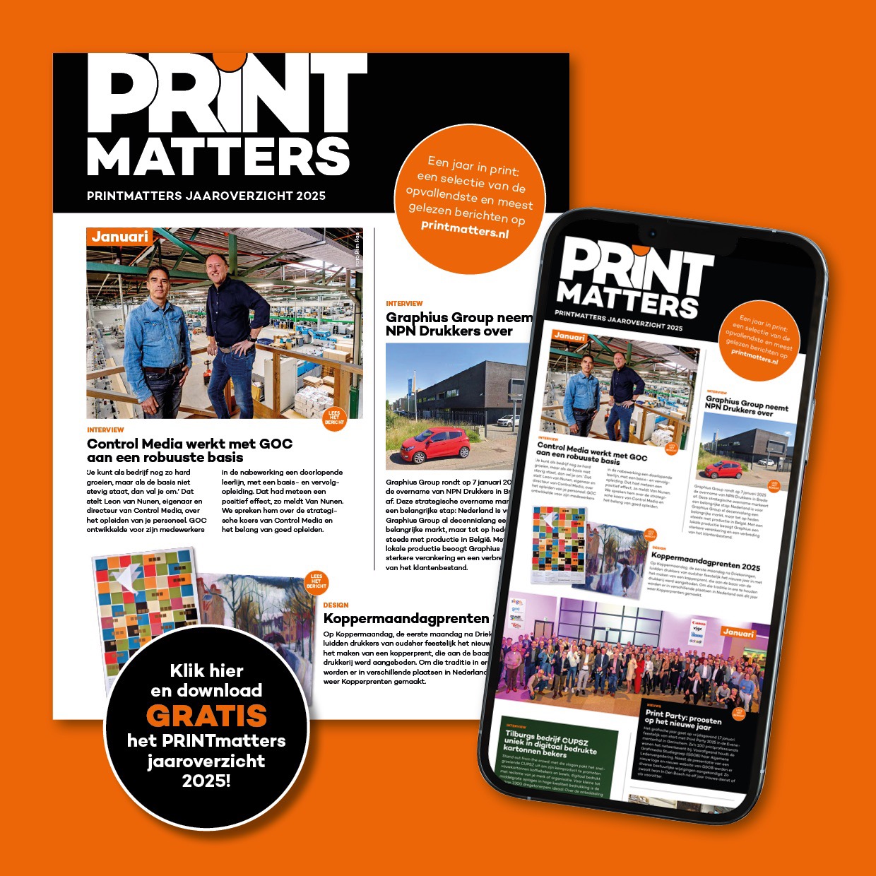 PRINTmatters Jaaroverzicht 2025